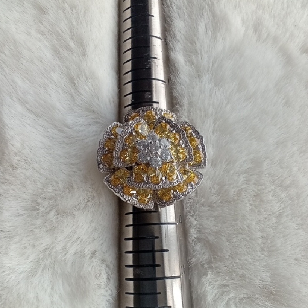 Vintage Rose 925 Sterling Silver Ring